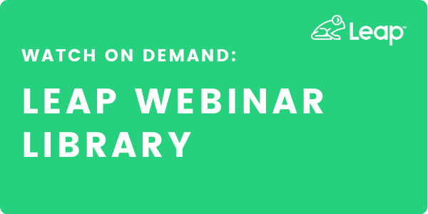 Leap Webinars On Demand