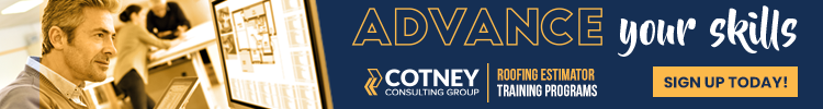 Cotney Consulting Group - Roofing Estimator Training Programs - Banner