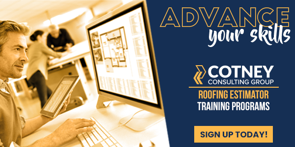 Cotney Consulting Group - Roofing Estimator Training Programs Promos