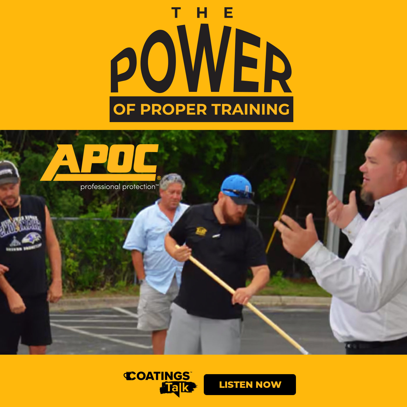 the power of proper training - apoc-training-coatingstalk-listen-podcast