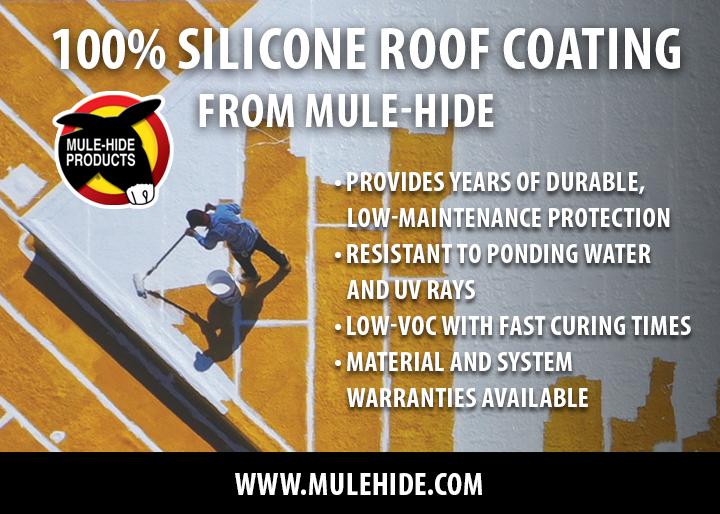 Mule-Hide - Nav Ad - Silicone Roof Coating