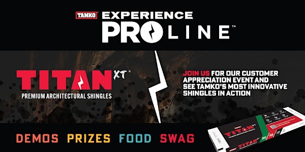 Free TAMKO Customer Appreciation Events in June!