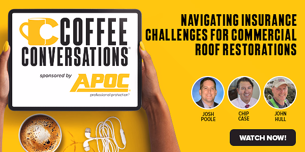 CCS Coffee Conversations - Navigating Insurance Challenges for Commercial Roof Restorations - PODCAST TRANSCRIPT