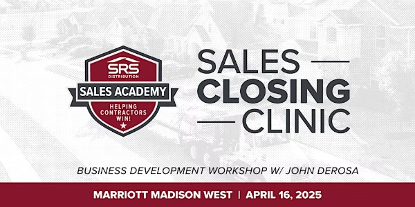 SRS - Sales Closing Clinic by John DeRosa (April 16)