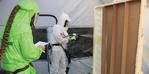 How spray foam