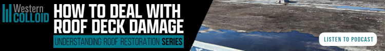 Western Colloid - Banner Ad - How to deal with roof deck damage