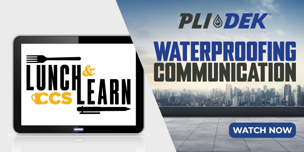 Pli-Dek - Lunch & Learn - Waterproofing Communication