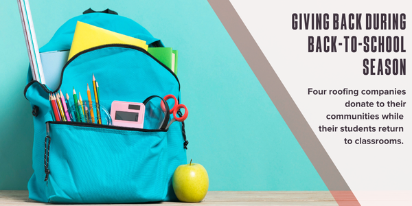 Giving back during back-to-school season