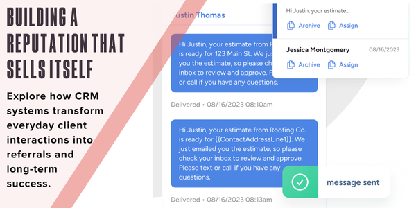 Building a reputation that sells itself