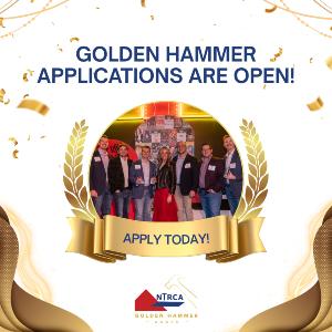 NTRCA Golden Hammer Awards 2025 - Applications Open!