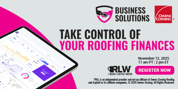 Owens Corning - Take Control of Your Roofing Finances