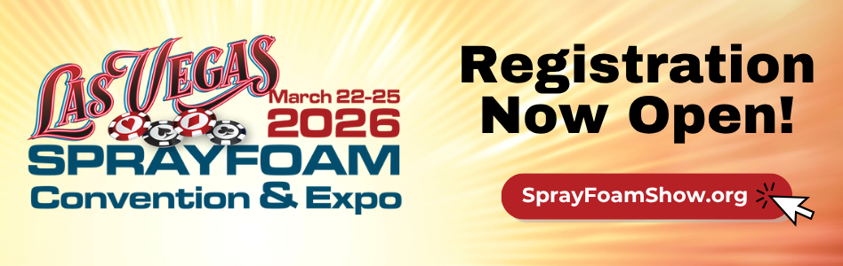 SPFA - Billboard ad - SprayFoam Convention & Expo 2026