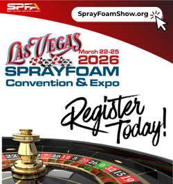 SPFA - Sidebar ad - SprayFoam Convention & Expo 2026
