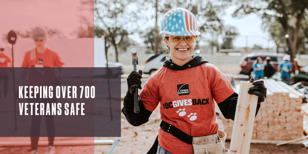 Keeping over 700 veterans safe