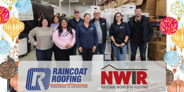 The roofing community comes together for holiday giving