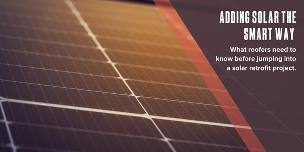 Adding solar the smart way