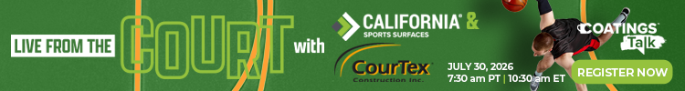 California Sports Surfaces - Banner - Live from the Court Register