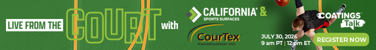 California Sports Surfaces - Banner - Live from the Court Register