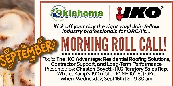 O.R.C.A - morning roll call 9.16